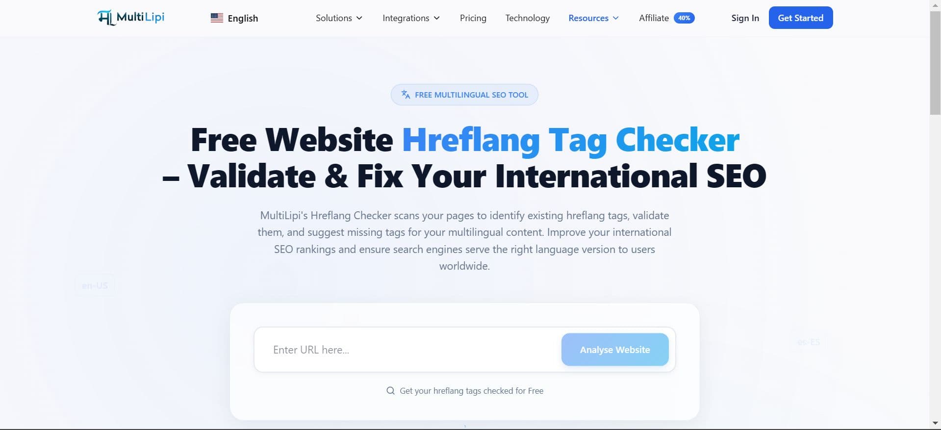 Free Hreflang Checker: Validate International SEO Tags & Language Targeting